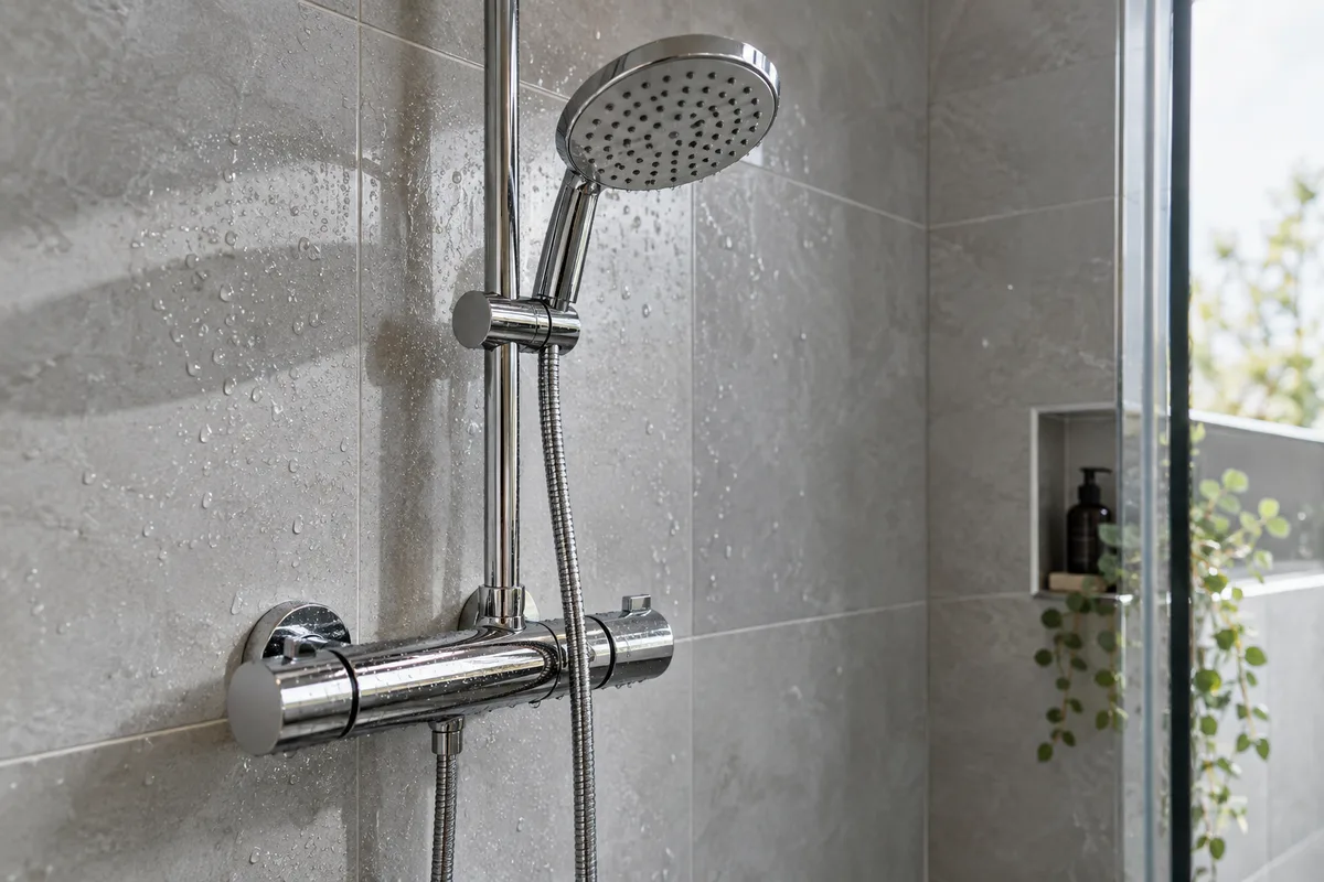 Mitigeur thermostatique de douche : principe et réglage